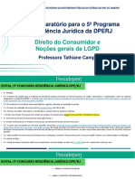 DIREITO DO CONSUMIDOR e LGDP - CURSO RESIDENCIA 2023- PROF. TATHIANE CAMPOS - FESUDEPERJ