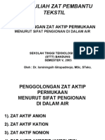 Penggolongan Dasar Pengionan Zat Aktip Permukaan