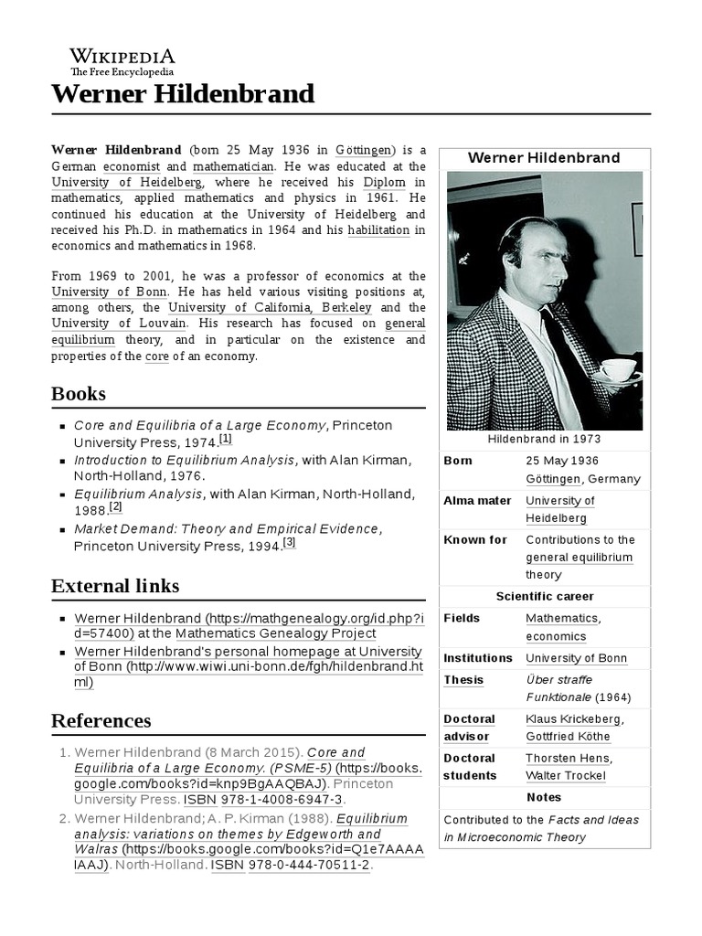 Amazon.com: Core and Equilibria of a Large Economy. (PSME-5