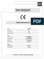 Manual F260-190 - 190KN - Omac Itally