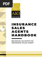 Insurance Sales Agents Handbook - Final