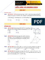 Chuyên Đề 5 - GÓC VÀ KHOẢNG CÁCH