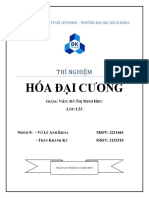 Thí Nghiệm Hóa Đại Cương-Nhóm 9