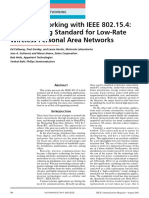 Home Networking With IEEE 802.15.4: A Developing Standard For Low-Rate Wireless Personal Area Networks