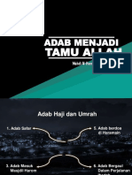 Adab Menjadi Tamu Allah