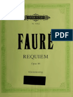 Réquiem Op.48 - Fauré. Ed. Peters