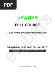 Upwork Full Course