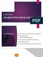 CHAPTER 4 - Marketing Research