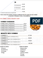 Cardápio Moderno Restaurante - Cardápio de Delivery A4