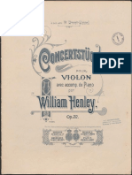 William Henley Violin Concerto PDF