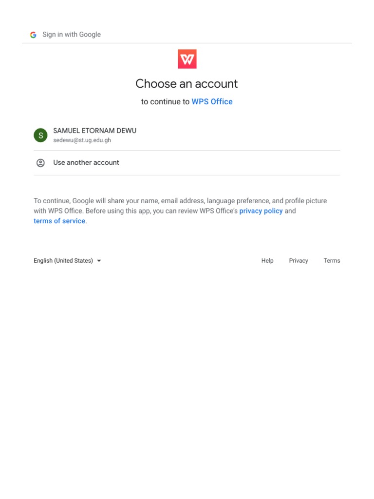 WPS Office Account Sign-In Guide | PDF