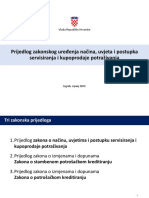 Prijedlog Zakonskog Uređenja Načina, Uvjeta I Postupka Servisiranja I Kupoprodaje Potraživanja