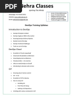 Nehra Classes DevOps Syllabus