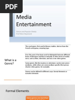 Genre and Popular Media