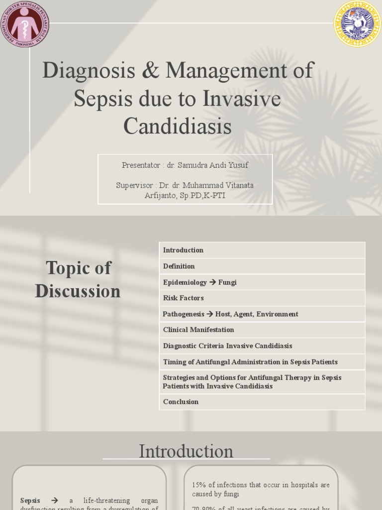 Invasive Candidiasis: Diagnosis & Management | PDF | Candidiasis ...