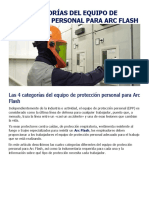 Las 4 Categorías Del Equipo de Protección Personal para Arc Flash