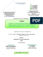 Rapport de Stage de Nelly 3e Annee IAI