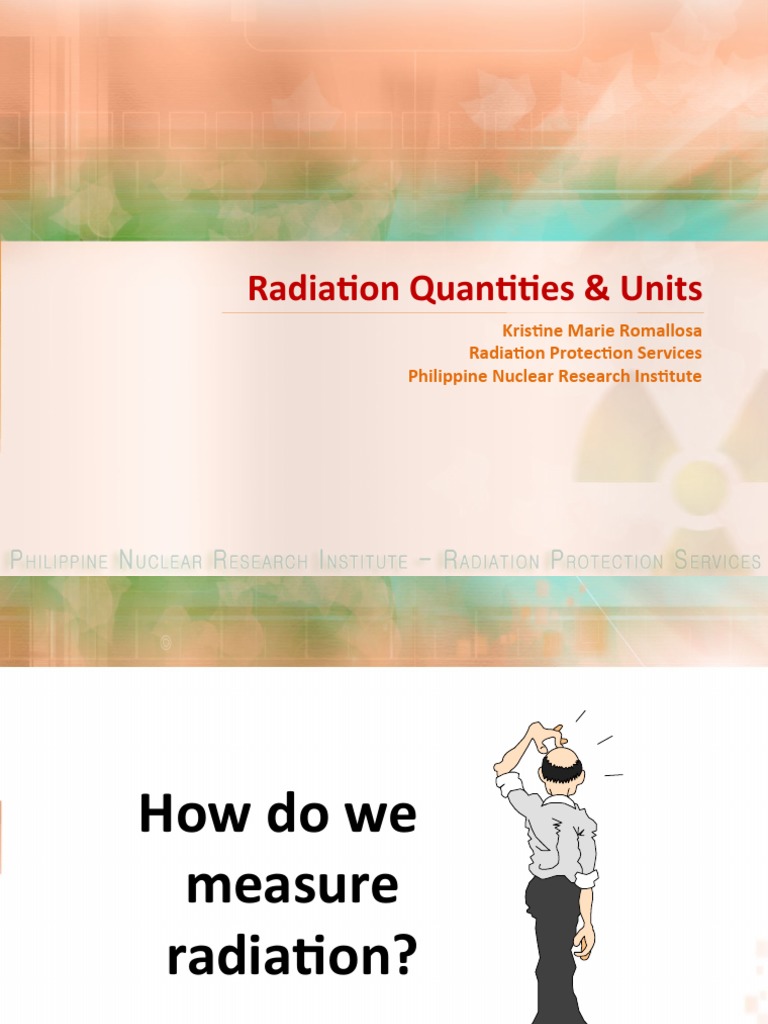 Radiation Quantities Units Pdf Dosimetry Absorbed Dose