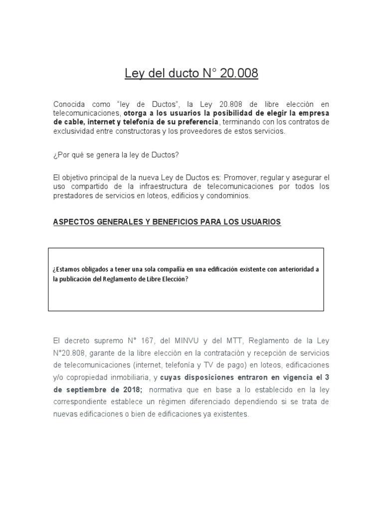 Ley Del Ducto Charla Pdf