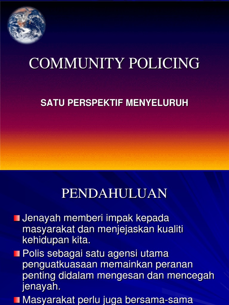 Community Policing in Malaysia | PDF | Community Policing | Security