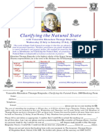 Thrangu Rinpoche 2009 Booking Form