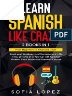 Learn Spanish Like Crazy 2 in 1 Books