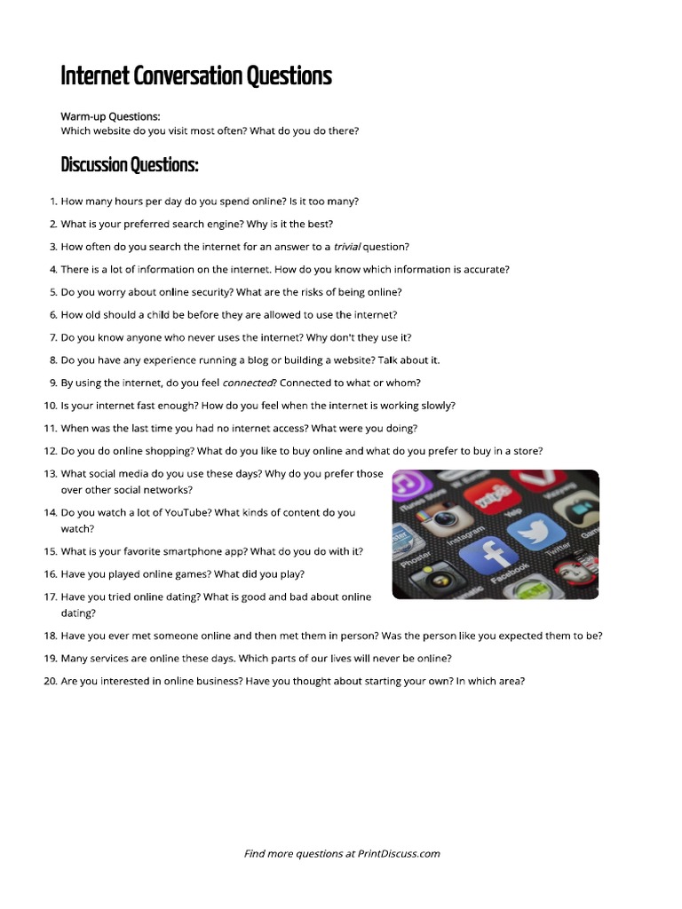 Internet Questions | PDF