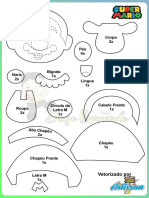 Molde Super Mario - Ateliê Diego Bernardo