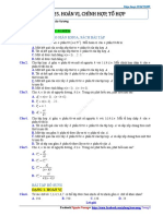 Bài 25. Hoán vị, chỉnh hợp, tổ hợp P2- đáp án