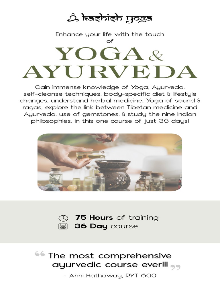 Yoga Ayurveda PDF For Students Download Free PDF Ayurveda Yoga