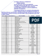 Roll No. General Merit No. Name of Candidate Domicile S.No. Pass/Fail