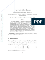 A New Look at Lie Algebras: Alina Dobrogowska, Grzegorz Jakimowicz