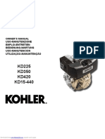Kd225 Manual KOHLER