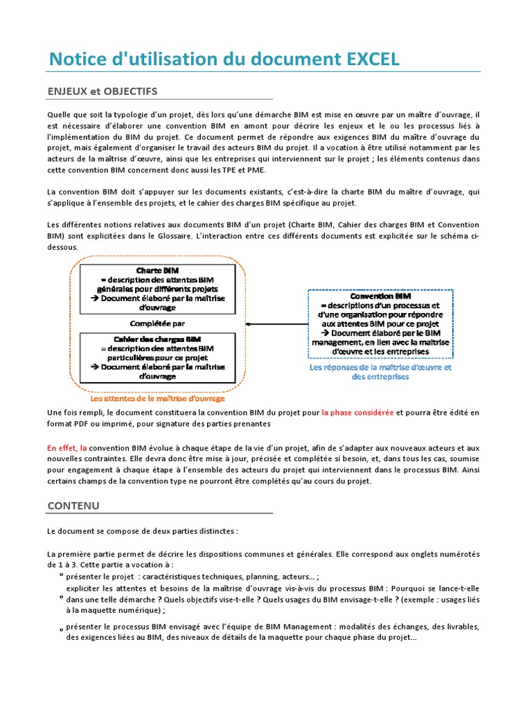 Notice Utilisation Excel | PDF | Building information modeling ...