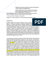 Cinética Enzimática Del Bagazo de Caña para La Producción de Glucosa Utilizando La Enzima Trichoderma Longibrachiatum