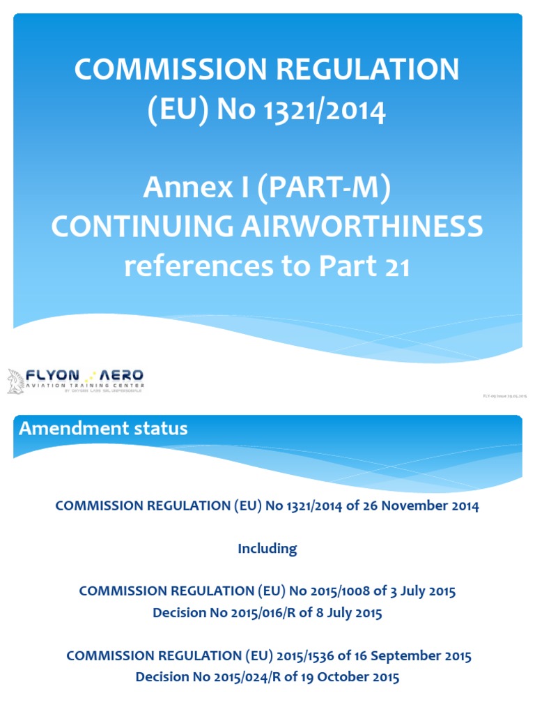 EU Part-M Continuing Airworthiness Guide | PDF | Transport | Aeronautics