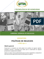 Modulo IX Politicas de Negocios