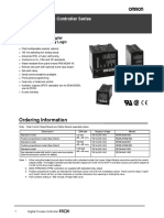 Digital Process Controller Series: Ordering Information