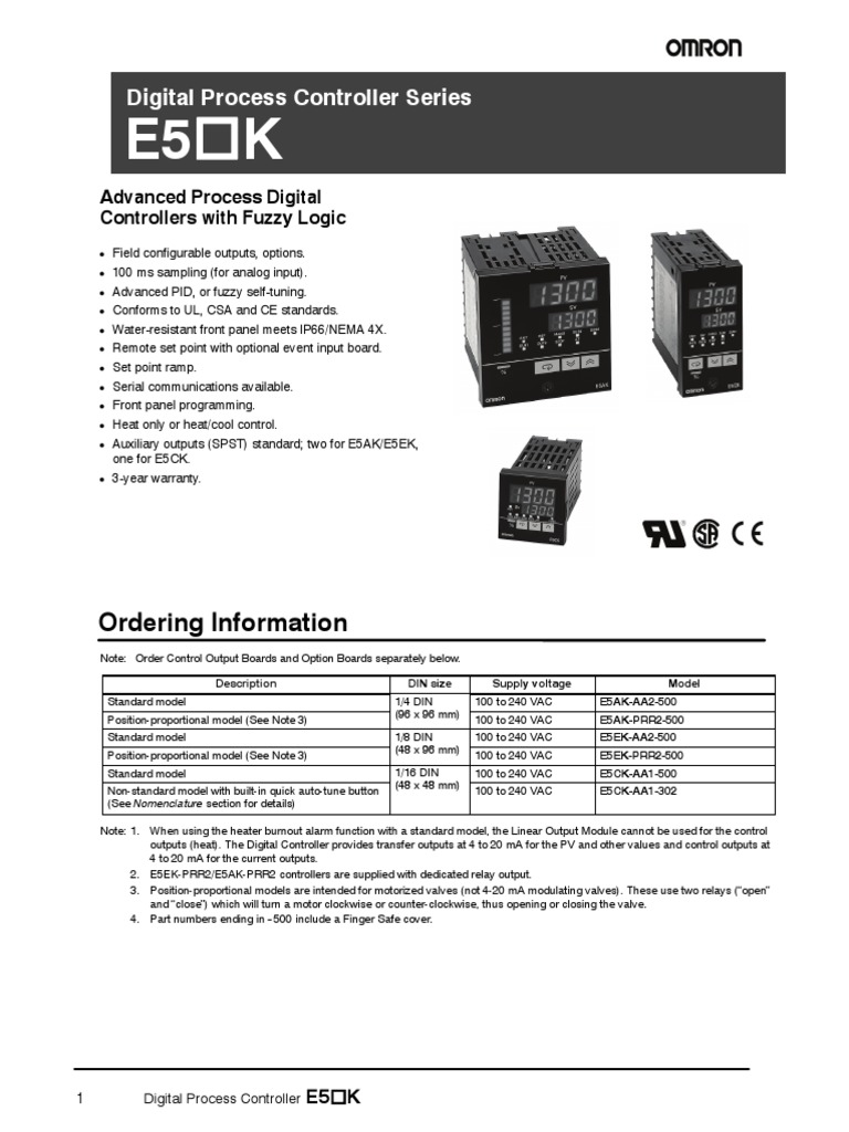 Omron Process Controller