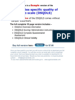 Diabetes Specific Quality of Life Scale (DSQOLS) SAMPLE