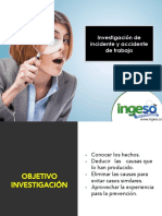 Capacitación - Investigación Incidentes y Accidentes Tra