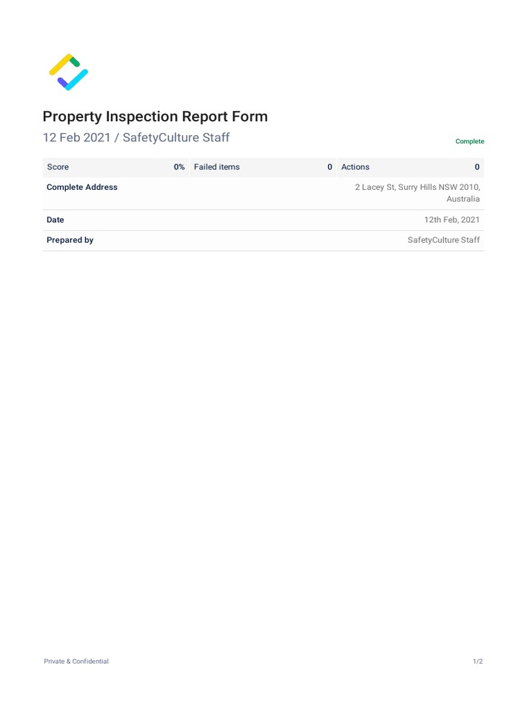 PropertyInspectionReportForm PDF