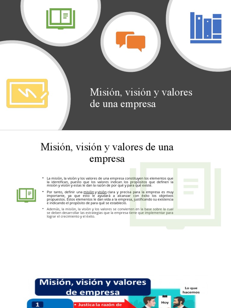 Mision, Vision y Valores Empresariales | PDF | Business | Calidad ...