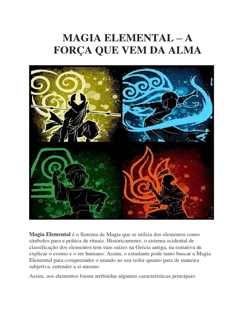 Magia Elemental: Símbolos e Elementos | PDF | Filosofia