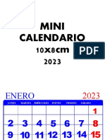 Comparto - Mini Calendario 2023 - Contigo