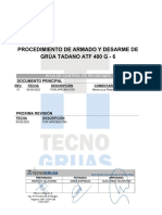 Procedimiento de Armado y Desarme de Tadano ATF 400 - MLP 