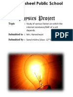 Phyisc Internal Resistance Sonal PDF
