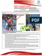 Project Hazard Alert - Working at Heights Dropped Objects Prevention