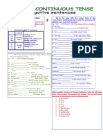 Present Continuous Tense 3 Pages 9 Tasks With Key - 4890