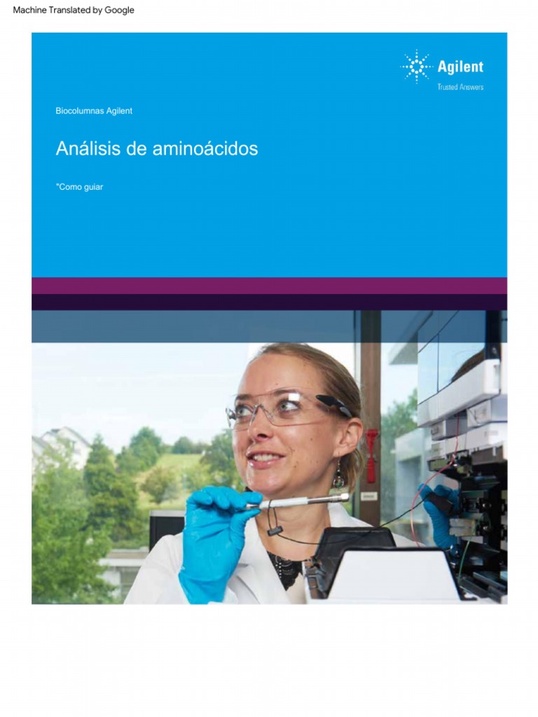 Análisis de aminoácidos con AdvanceBio | PDF | Aminoácidos | Química